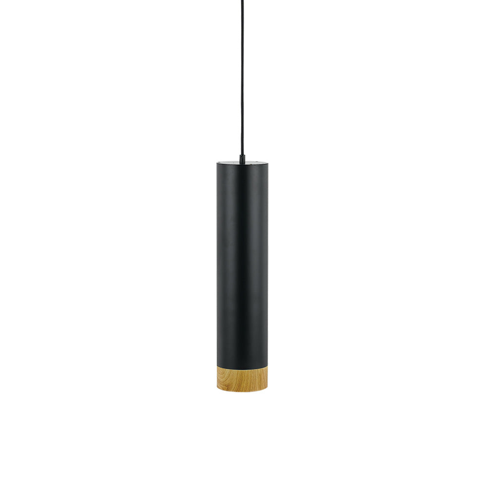 Black cylindrical deals pendant light