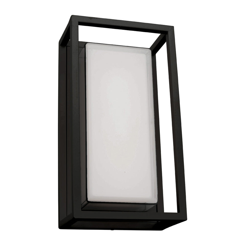 Black square deals outdoor wall lights