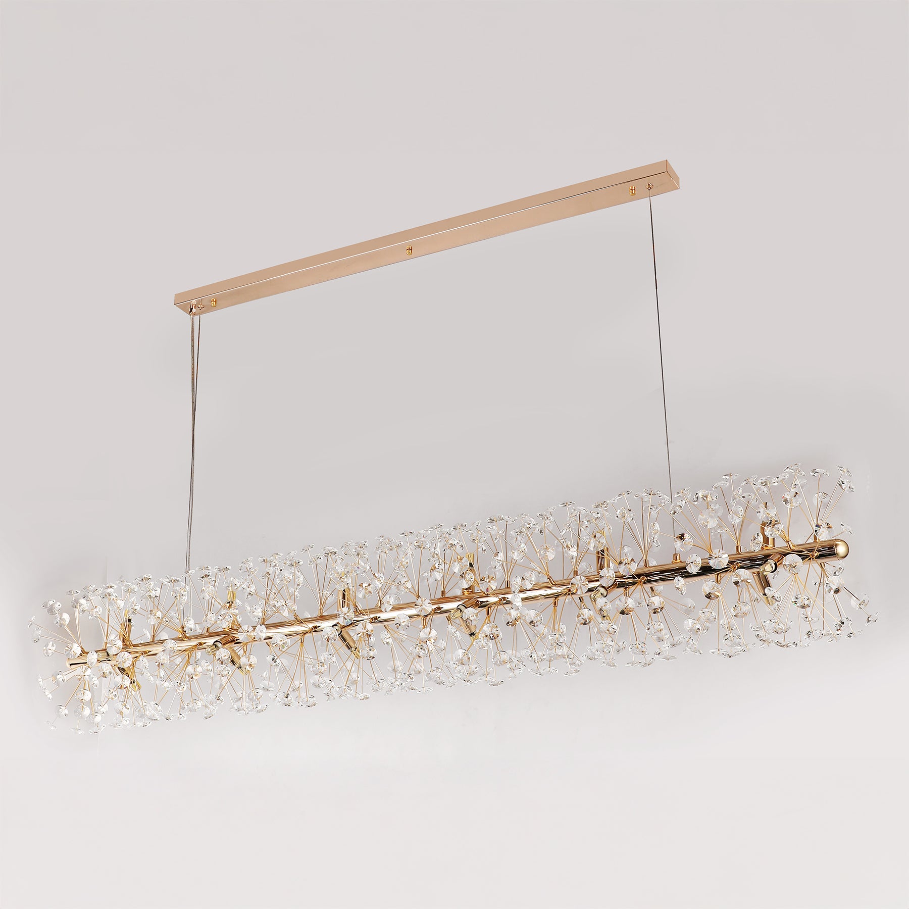 Florida 1600mm Gold Bar Modern Classic Crystal Chandelier