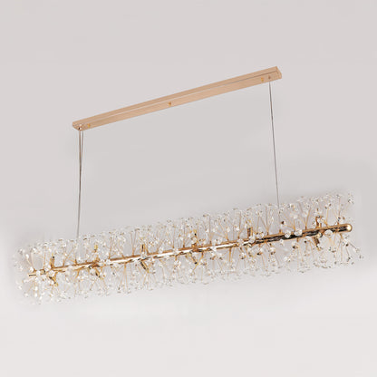 Florida 1500mm Gold Bar Modern Classic Crystal Chandelier