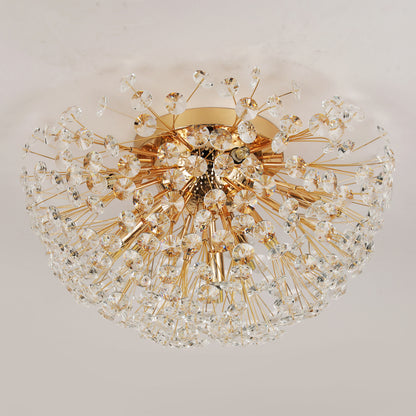 Florida 500mm CTC Gold Modern Classic Crystal Flush Mount