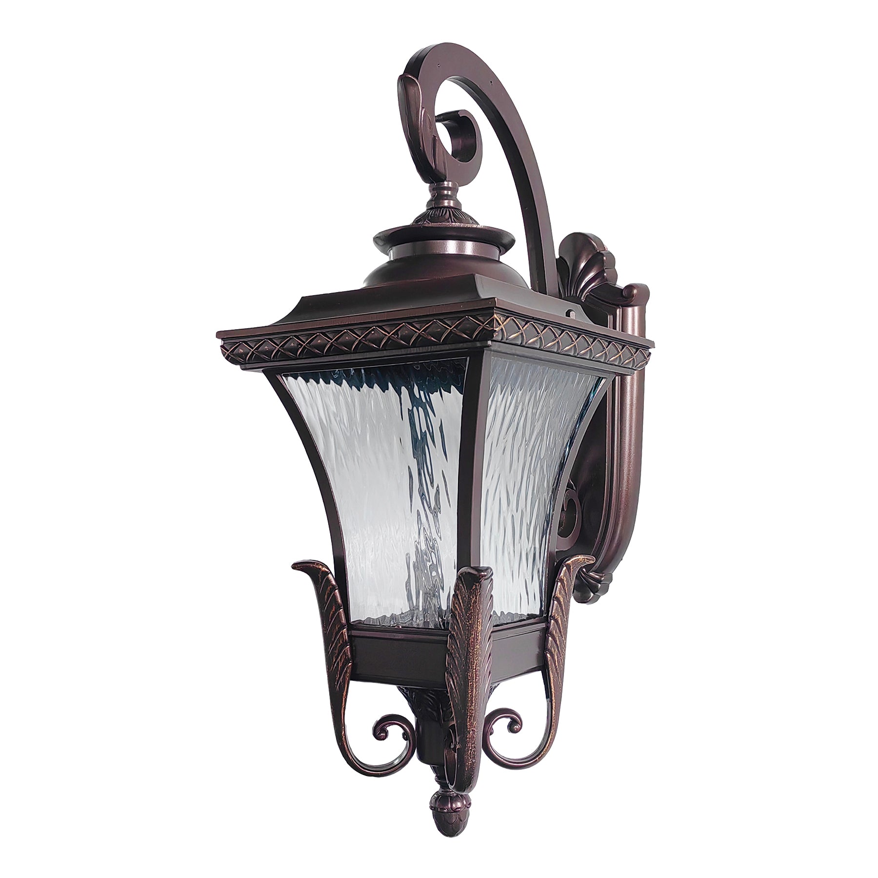 Hyde Small Bronze and Gold Traditional Outdoor Coach Light