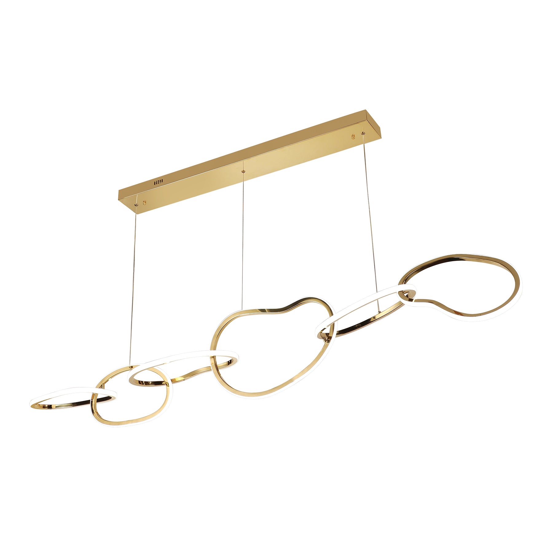 Valencia Gold 1800mm Tri-Colour Remote-Controlled LED Contemporary Linear Pendant