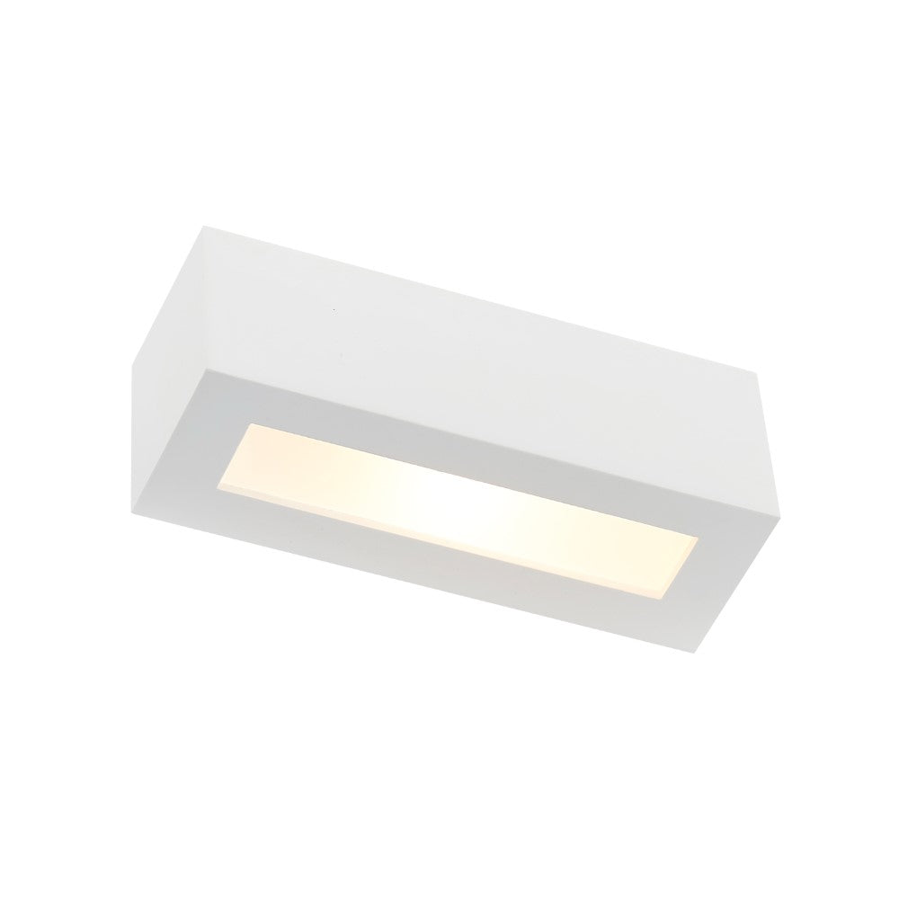 Desota White Modern Sleek Indoor Wall Light