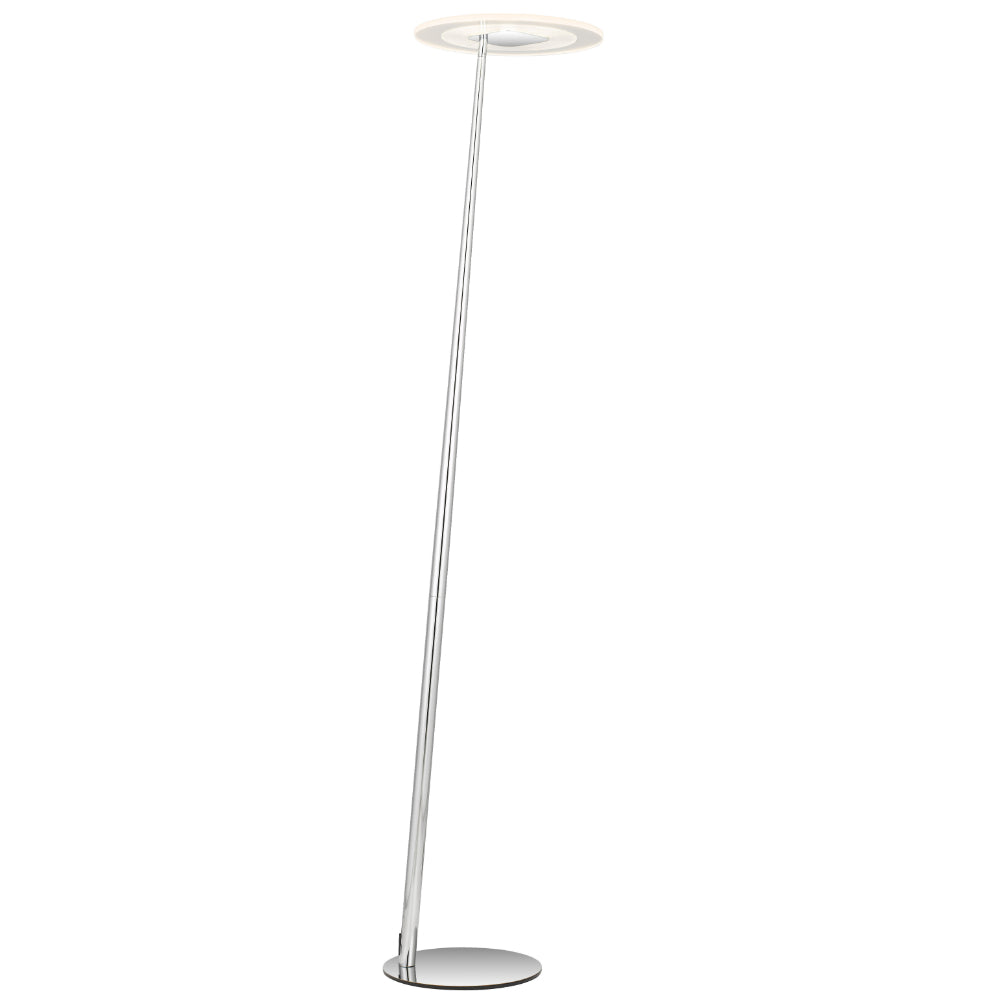 Faro Chrome Colour Contemporary LED  Floor Lamp