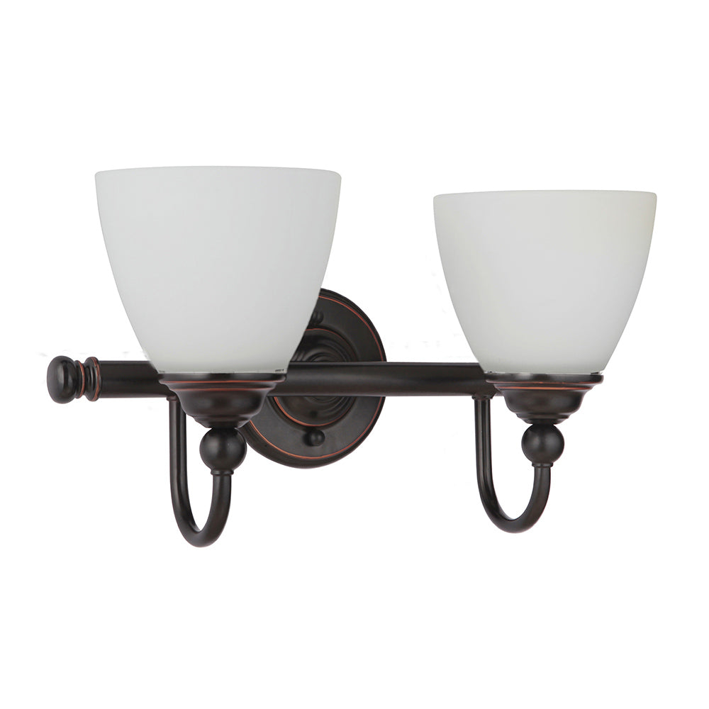 Nova 2 Light Bronze Traditional Wall Light