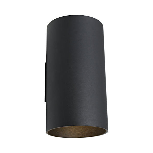 Tura Large Black Exterior 2 Light LED 3000k Wall Light