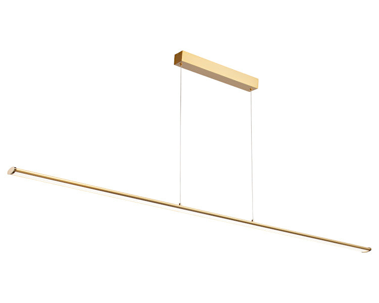 Vista 1800mm Gold Linear Bar LED Pendant