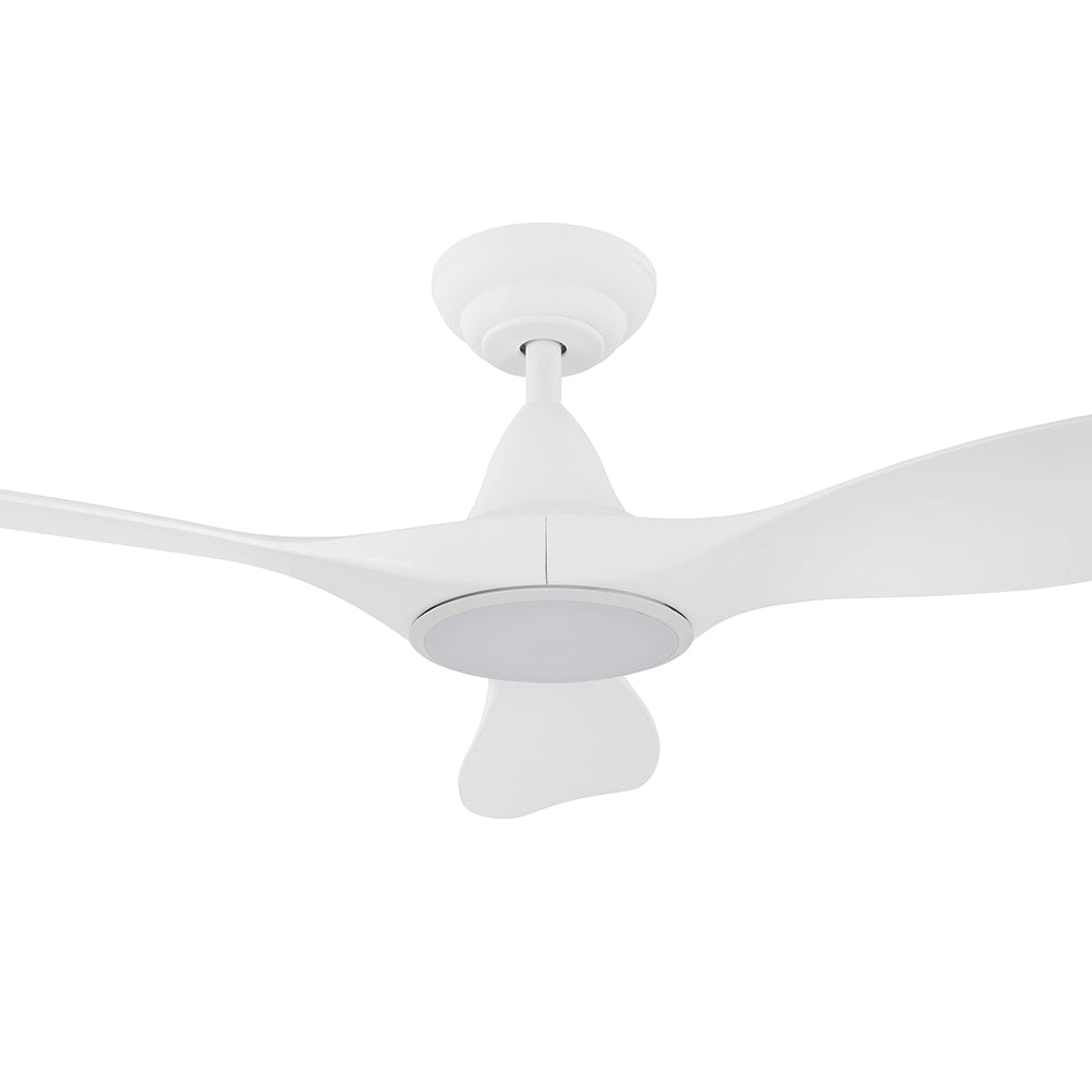 Noosa 46&quot;/117cm White LED Light DC Motor Ceiling Fan