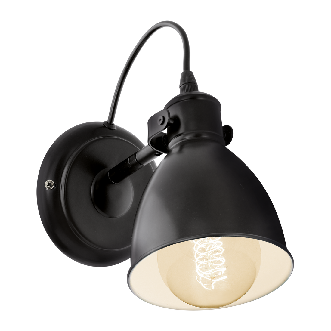 Priddy Black Wall Light