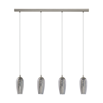 Farsala 4lt Bar with Smoked Glass and Crystal Center