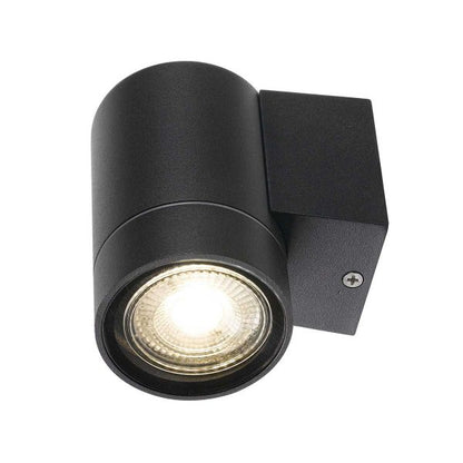 Kman Black Downward Modern Exterior Wall Light