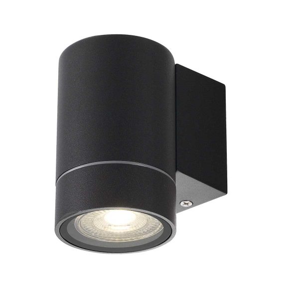 Kman Black Downward Modern Exterior Wall Light