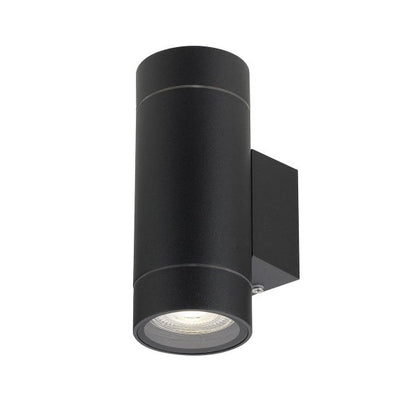 Kman Black Up/Down Modern Exterior Wall Light