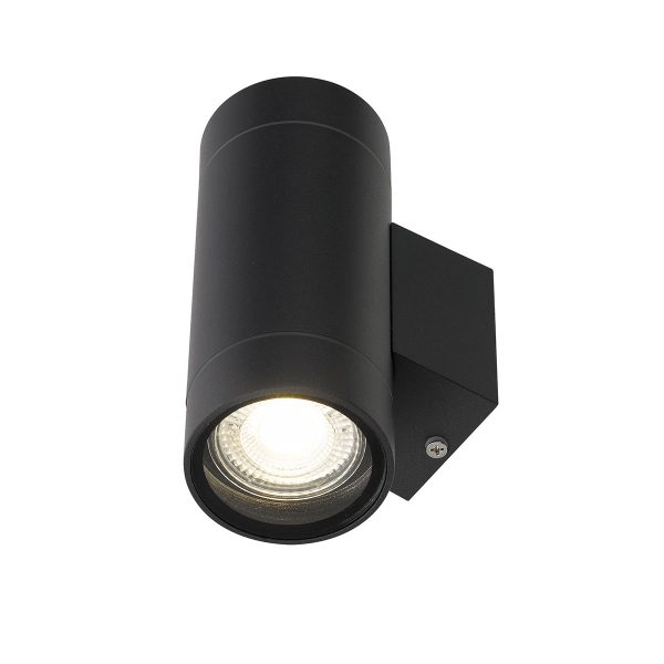 Kman Black Up/Down Modern Exterior Wall Light