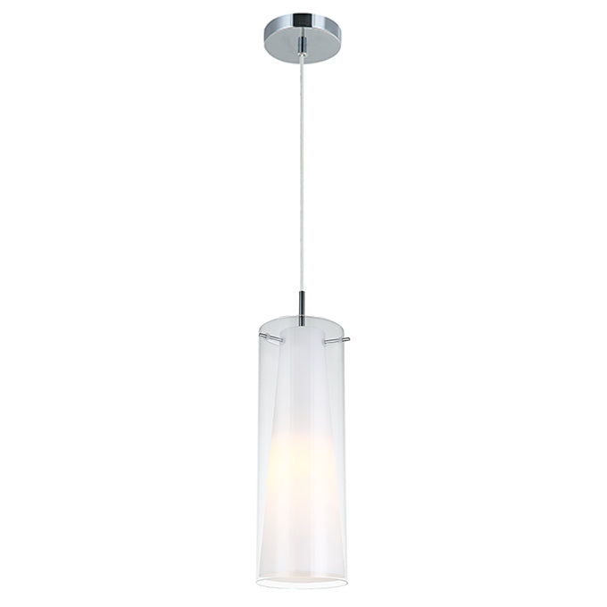 Clear glass deals cylinder pendant light